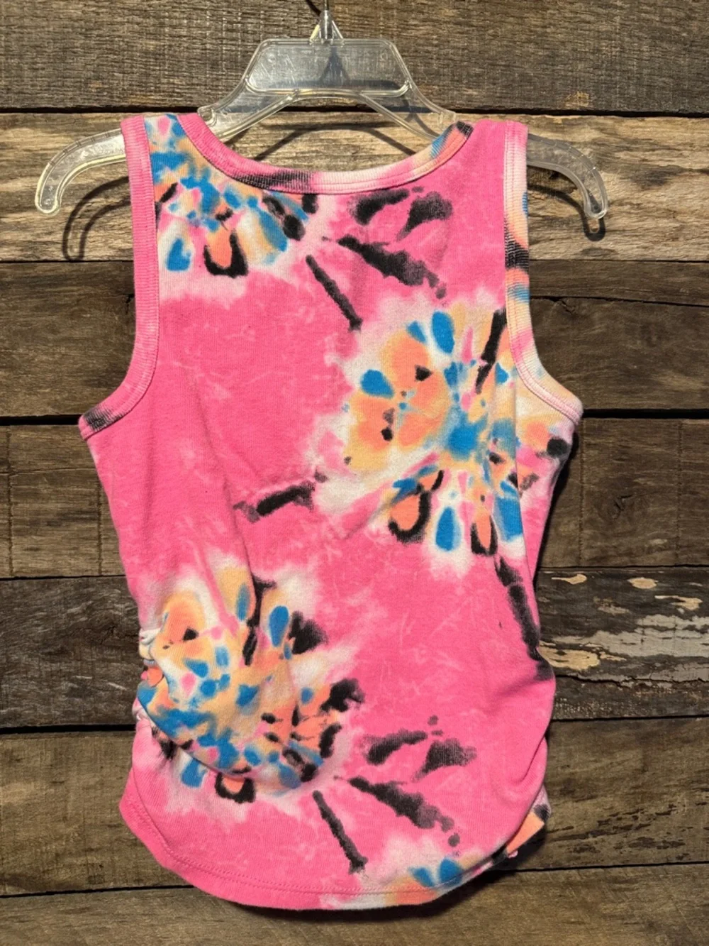 💛10 for $10 or 💰BOGO FREE Justice Tie Dye Tank Top S 7-8